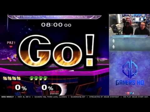 GHQ Weekly [11/15/15]: ME | Goldman Snacks (Fox) vs. Fast Hands Taji (Falcon, Marth)