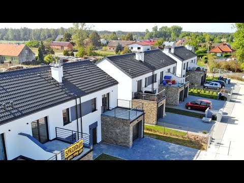 Oglądamy szeregowiec 89 m2 z garażem na sprzedaż - Osiedle Nova Czmoń / Kórnik