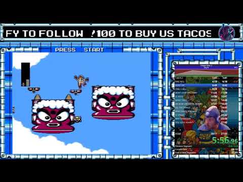 Mega Man 2 speedrun in 28:51!