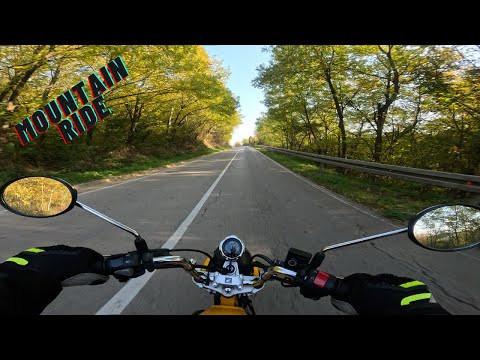 POV 4K Honda Monkey 125 Mountain ride S1E1