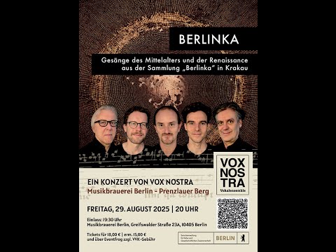 Konzert VOX NOSTRA _ Musikbrauerei Berlin _ 29.08.2025