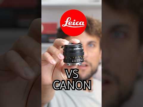 Leica Vs Canon Lens Comparison #photography