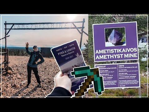 Minecraftia oikeessa elämässä ametistikaivoksella | Lappi RoadTrip #2 » T I N K E