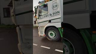 Loud e j fry transport daf truck with turkish whistle horn honking daf daftrucks