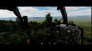 SA342 - Backdrop masking whilst observing Agara for En Air Threat