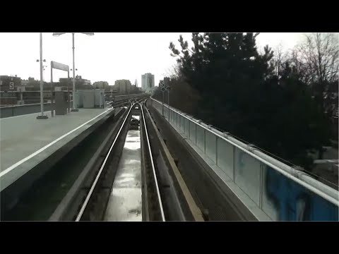 Cab ride metro Rotterdam; Capelle a/d IJssel De Terp-Spijkenisse De Akkers (20111225; 10x versneld)