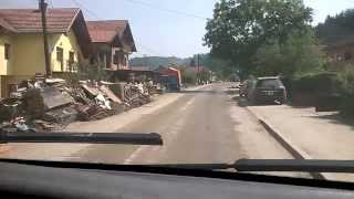 preview picture of video 'Maglaj after floods-23.05.'14. Maglaj poslije poplave..'