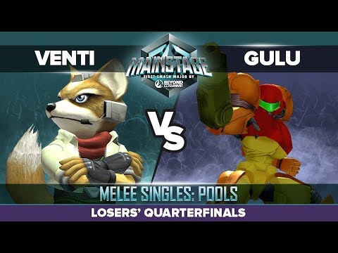 Venti vs Gulu - Losers' Quarterfinals: Melee Singles Pools - Mainstage | Fox vs Samus