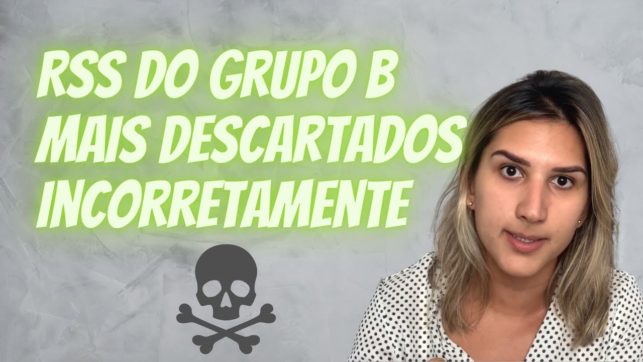 RSS químicos mais descartados incorretamente!