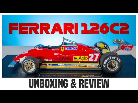 GP Replicas 1/18 Gilles Villeneuve 1982 Ferrari 126C2 Model Car | Unboxing & Review