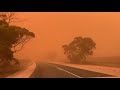 Vehicle Drives Through Dust Storm 1101593