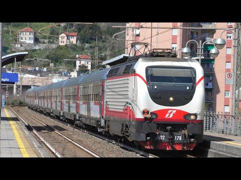 EXP 14000! Tornano i treni PELLEGRINI! E402b.178 in testa allo charter Rovato -Ventimiglia -Lourdes!