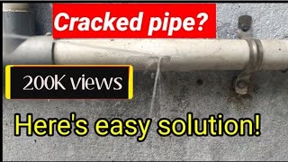 How to Fix a Crack in a PVC Pipe!