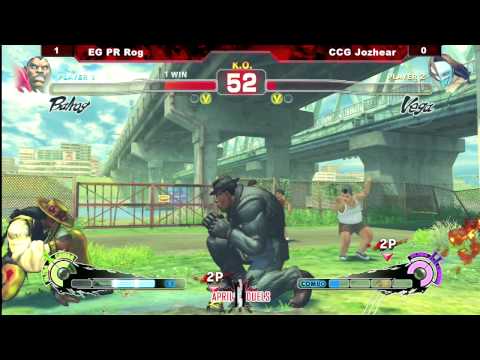 April Duels II: SSFIV:AE 2012 EG PR Rog Vs. CCG Jozhear