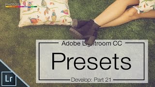 Lightroom Presets tutorial - Create Layered Presets In Lightroom 6 /CC