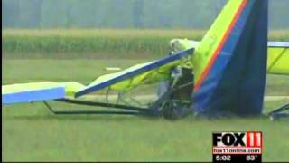 preview picture of video 'Plane crashes in Wautoma'