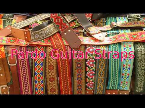 Pardo Guitar Strap Rainbow Hippie 2'5 Inches Wide For Guitar & Bass image 11