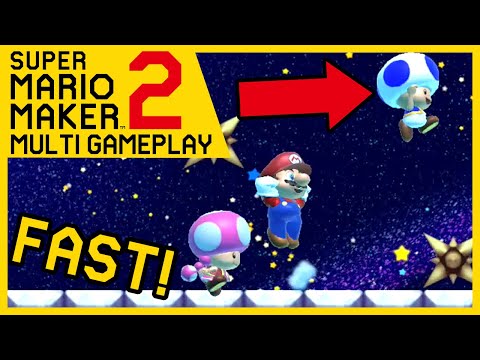 Super Mario Maker 2 Multiplayer This FAST Level Won't Give Me A Break!