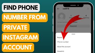 How to Find Phone Number From Private Instagram Account (2023)