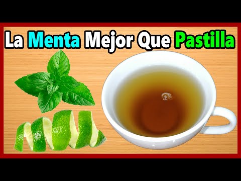 Este Té de Menta Y Limón, Reduce la Fiebre, Resfriado, Dolor de Cabeza, Estrés y mas.