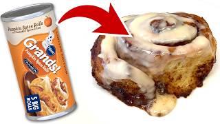 Easiest Pumpkin Cinnamon Roll Recipe Ever — Only 2 Ingredients! Tastes Amazing!