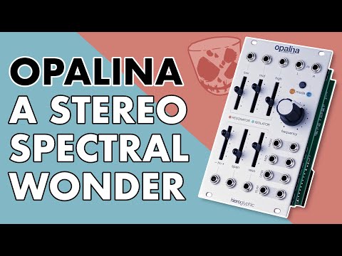Stereo Triple Filter Network & Resonator // 3 Patches with OPALINA from Hieroglyphic