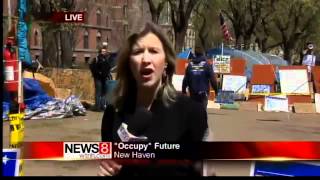preview picture of video 'Last stand for Occupy New Haven?'