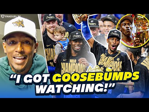 Lou Williams Gets GOOSEBUMPS Seeing Thunder Win Title! SGA Has BEST Single Season Since Jordan?!