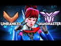 EDUCATIONAL DVA Unranked To GM 91 WINRATE DVA ONLY GAMEPLAY The Movie Overwatch 2