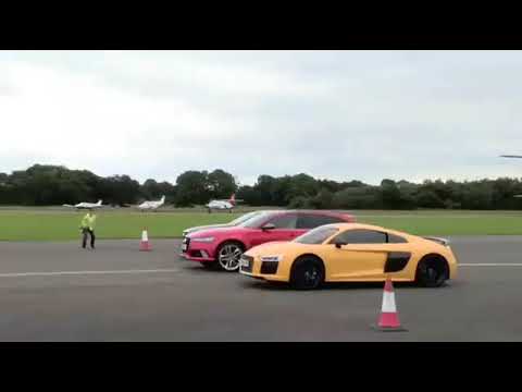 Audi R8 V10 Plus (610hp) vs Audi S8 (597hp) vs Audi RS6 (597hp)