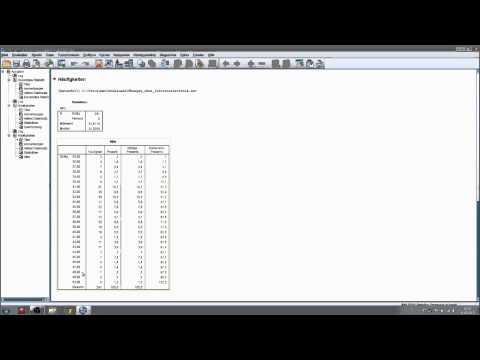 SPSS - Deskriptive Statistik, Werte in Fällen zählen und Gruppenaufteilung