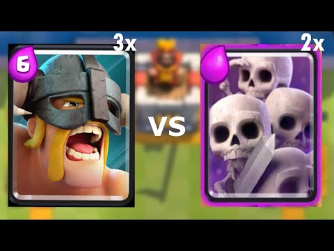 Can 3x Elite Barbarian Beat 2x Skeleton Army