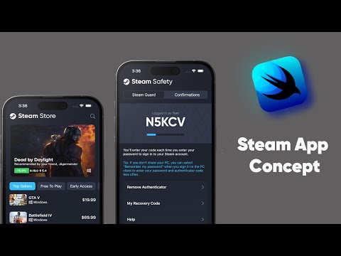 [iOS] SwiftUI - Steam App Concept - Speed Code