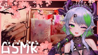 is when the stream starts - 🌸ASMR🌸 Necromancer Vtuber Unboxes Japanese Snacks 💤To Help You Sleep 💤