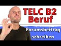 Richtig Guten Forumsbeitrag Schreiben TELC B2 Beruf REDEMITTEL