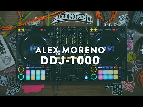 Alex Moreno testing the new DDJ-1000 from Pioneer DJ