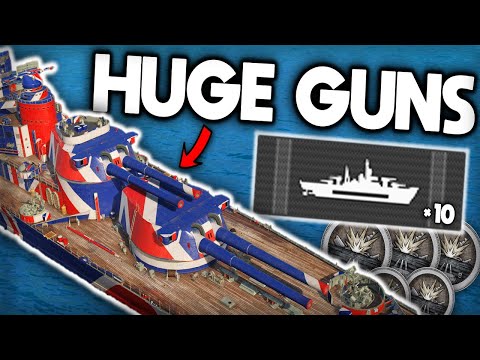 The New Highest Damage Shells In World of Warships Legends