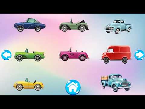 Retro Cars Puzzles for Kids video thumbnail