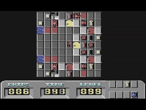 Let's Play Retro: C64 - Chip's Challenge Teil #2 (Level 71-122, HD, deutsche Kommentare)