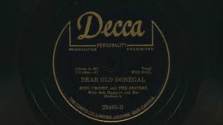 1945 BING CROSBY Dear Old Donegal - St. Patrick's Day Album - 78 RPM Record