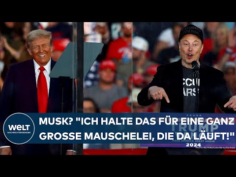 DONALD TRUMP: Elon Musk? "Ich halte das für eine ganz große Mauschelei, die da läuft!" - Maschmeyer