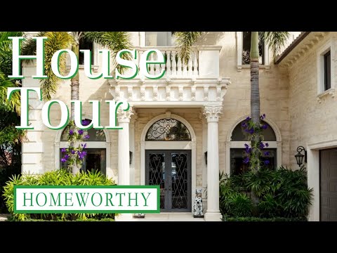 HOUSE TOUR | Inside a Gorgeous Waterfront Florida Mansion