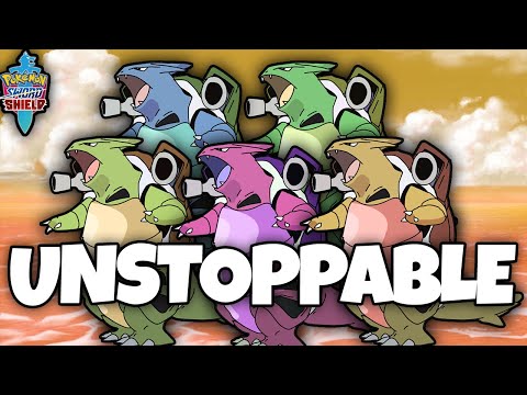 MY NEW TYRANITAR TEAM IS TOO STRONG.. EXCEPT IT HAS ZARUDE... POKEMON SWORD AND SHIELD