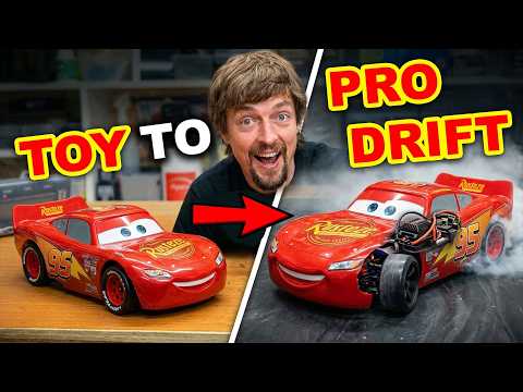 I Turned a Toy Lightning McQueen into a REAL RC Drift Car!