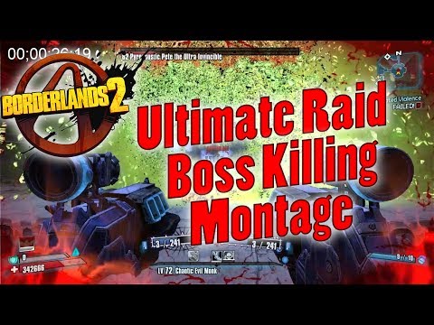 Borderlands 2 | Ultimate Raid Boss Killing Montage
