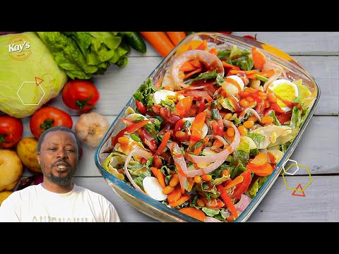 How To Make A Fresh & Easy Vegetable Salad - Quick And Healthy!