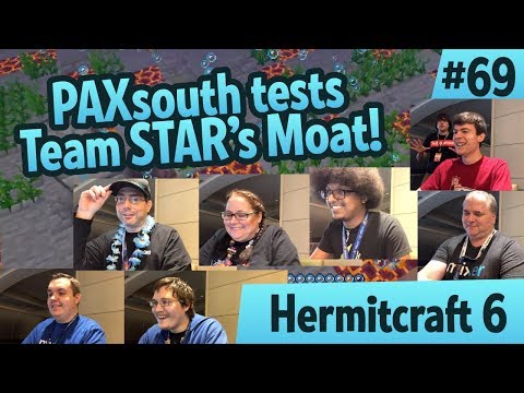 PAXSouth security tests Team STAR's moat! — Hermitcraft 6 ep 69