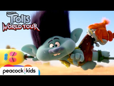 TROLLS WORLD TOUR | Pop Trolls Escape Lonesome Flats [Official Clip]