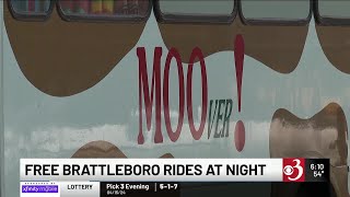 New MOOver service offers free rides at night in Brattleboro