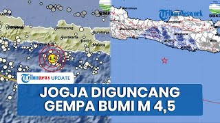 Detik-detik Gempa Bumi M 4,5 Guncang Gunungkidul DIY, Warga Langsung Berlarian Keluar Gedung